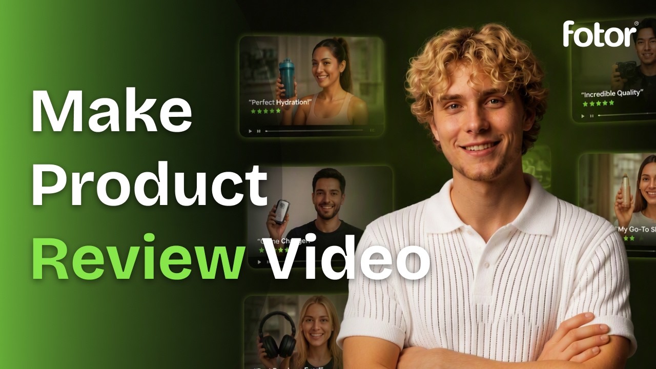 How to Create an AI Product Review Video with Fotor Video Agent