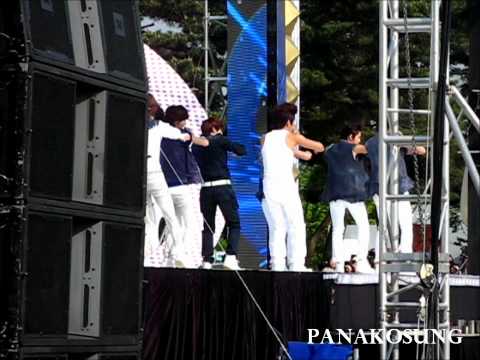 [fancam] 120504 Be Mine - Infinite SBS희망 TV practice (1)