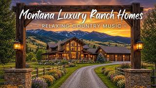 Montana Luxury Ranch Homes | Relaxing Country Music