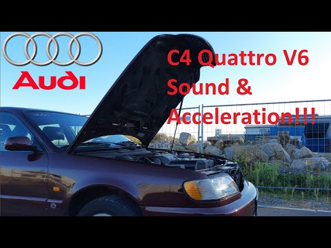 Audi A6 C4 2.6 ABC, quattro V6- Beschleunigung und Sound - FOX Sportauspuff