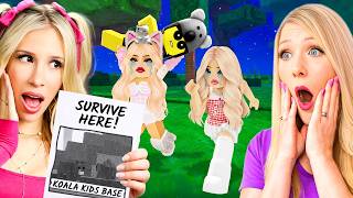 We Survived 99 NIGHTS in KOALA KID'S BASE.. *WE BUILT HER DREAM BASE*