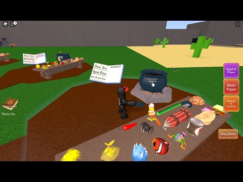 How to make a speed potion in Wacky Wizards Roblox