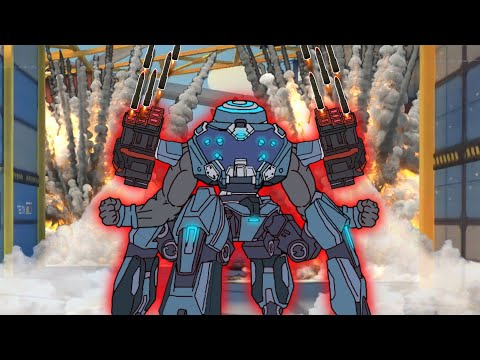 Rocket Mortar 12 ARACHNOS , Mech Arena funny video .