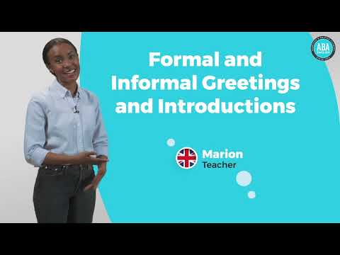 Formal and Informal Greetings 👋 and Introductions 🤝