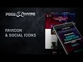 PixieHype | Favicon | Social icons