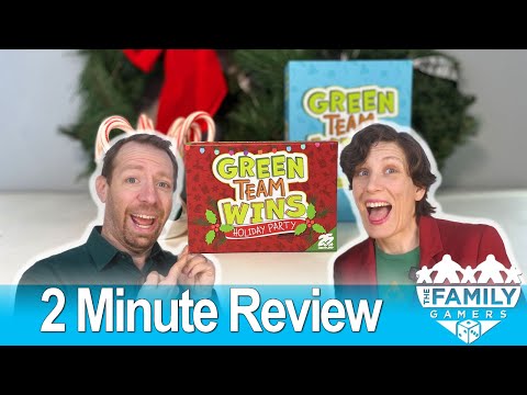SNAP Review - Green Team Wins: Holiday Party [with The Family Gamers]