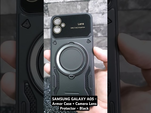Vídeo relacionado con Funda para Samsung Galaxy A05S 5G, Carcasa Translúcida Mate, Diseño de Leopardo para Niñas de Silicona Suave TPU a Prueba de Golpes de Protección de la Cámara Bumper + PC Antiarañazos Case - Negro