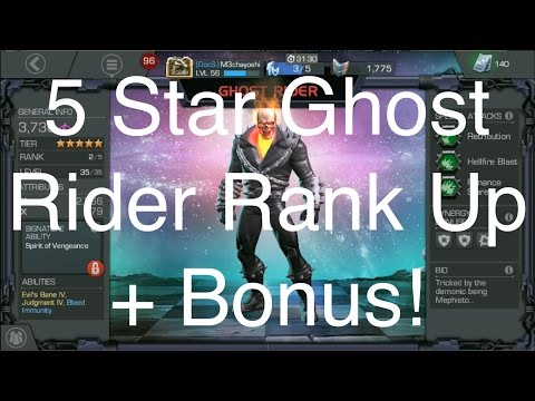 5* Ghost Rider Rank up + Bonus!