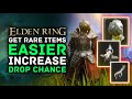 Elden Ring - Get Rare Items EASIER! Increase Drop Chance & Item Discovery, Silver Scarab & Farm Tips