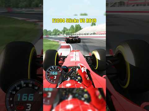 Ferrari F2004 Slicks Vs Red Bull RB19