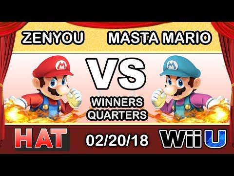 HAT 10 - eM | Zenyou (Mario) Vs. MastaMario (Mario) Winners Quarters - Smash 4