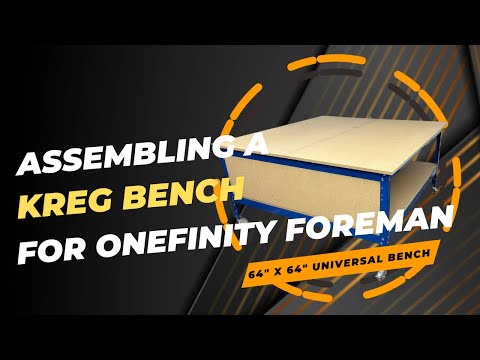 Kreg Bench Build For Onefinity Elite Foreman CNC