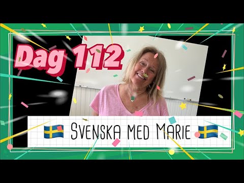 Dag 112 - fem ord per dag - Svenska med Marie - Ord på K