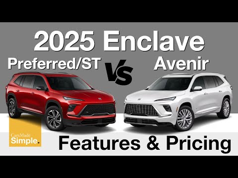2025 Buick Enclave Preferred vs Avenir | Feature & Pricing Breakdown!