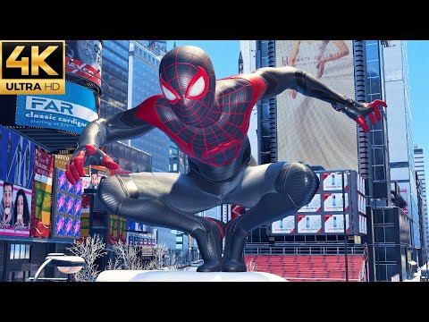 Spider-Man Miles Morales PC - Free Roam Gameplay (4K 60FPS)