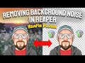 Removing Background Noise (ReaFIR) in REAPER