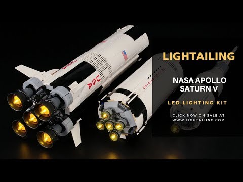 Lightailing Light Kit For Lego Ideas NASA Apollo Saturn V 21309