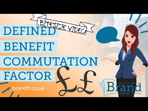 Defined Benefit Commutation Factors 2022/23 CII R04, AF7, J05