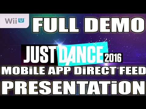 WiiU - Just Dance 2016 DEMO / Mobile Phone Controller App / Dancing & fun - YouTube