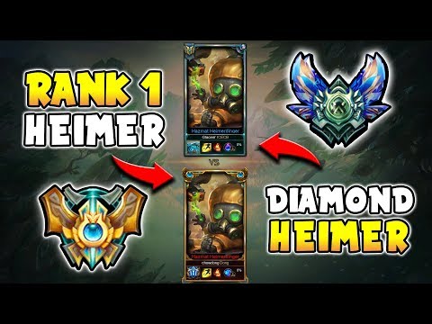 DIAMOND HEIMER MAIN VS CHALLENGER RANK 1 HEIMER - League of Legends