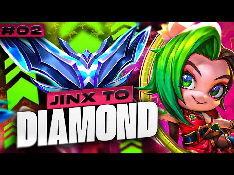 Jinx Unranked to Diamond #2 - Jinx ADC Gameplay Guide | Season 13 Jinx Gameplay