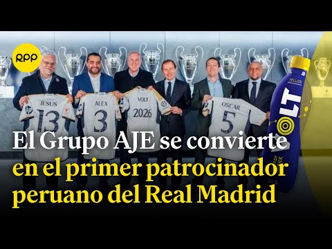 El Grupo AJE es el nuevo patrocinador regional del Real Madrid