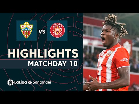 Resumen de UD Almería vs Girona FC (3-2)
