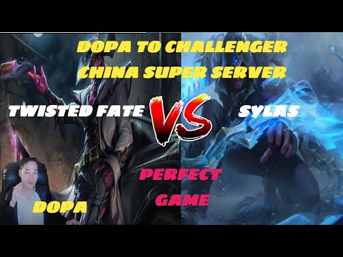 Dopa Stream | Twisted Fate vs Sylas MID | Game Đấu Với KDA Hoàn Hảo Của Dopa