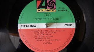 Yes - Close to the edge (1972 / vinyl rip / LP / full album)