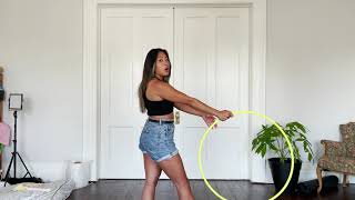 BEGINNER HULA HOOP TUTORIAL | BTB Juggle Pass