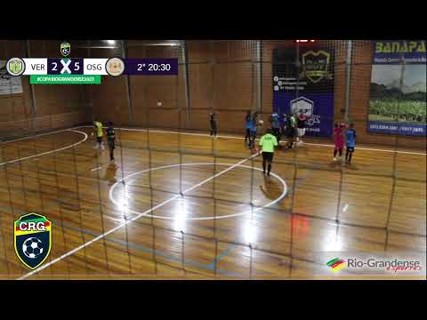 Primeira rodada Copa Rio-Grandense futsal 2023 - Vera cruz x Os guri são ruim