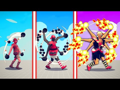 EVOLUTION OF FASTER BOMB THROWER | TABS - Totally Accurate Battle Simulator