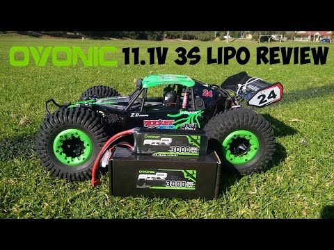 OVONIC AIR 3000mah 11.1v 50C 3S LIPO Battery Review