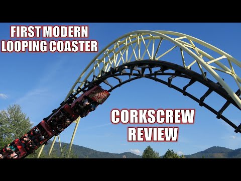 Video review of Corkscrew by Canobie Coaster