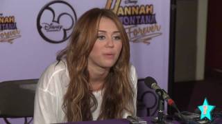 Confrence de presse HM Forever - Miley Cyrus and Hannah Montana Stars on the Last Season