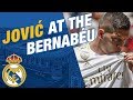 LIVE | Luka Jović takes to the Bernabéu pitch!