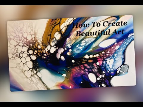 (263) Butterfly Bloom Technique - Sheleeart - Acrylic Pour