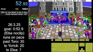 [former WR] Quest for Glory: So You Want To Be A Hero (EGA/Any%) in 0:52.63