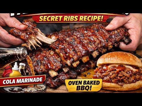 Fall Off The Bone Pork Ribs in Oven | Secret Cola Marinade Ribs 