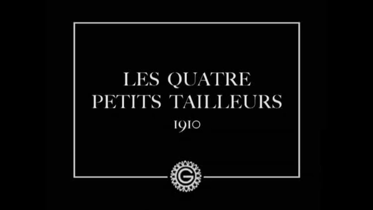 Четверо маленьких кравців / Les quatre petits tailleurs (Emile Cohl, 1910)