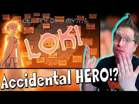 Mythology Noob Watches Overly Sarcastic Productions - Loki | With 100% More CAT! [Reaction]