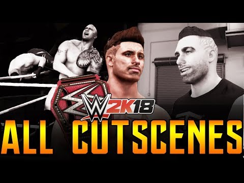 WWE 2K18 - ALL CUT SCENES - MyCareer Mode