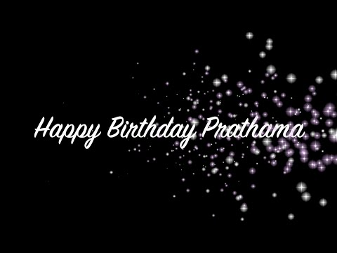 Happy Birthday Prathama!