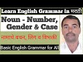 Noun Number Gender Case Singular Plural Masculine Feminine English Grammar In Marathi