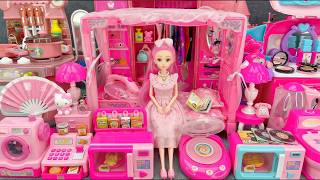 Download lagu 18:31 Minutes Satisfying with Unboxing Barbie Doll Pink Rock Bed Toys,Swing& Slide Toys Review, ASMR mp3