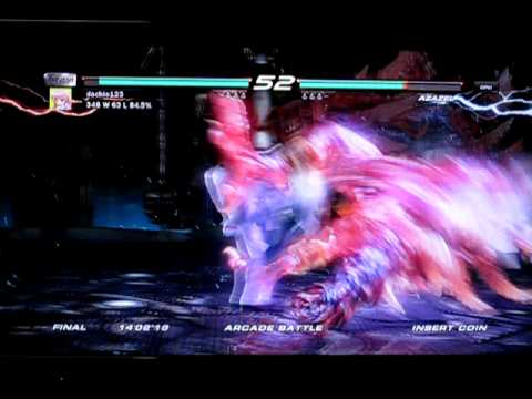 Lee vs Azazel  (BOSS TEKKEN 6)  HQ