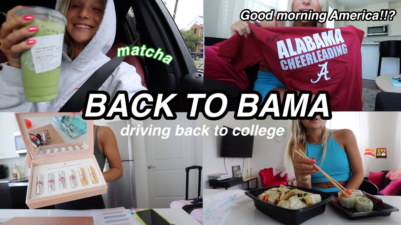 BACK TO BAMA | DRIVING BACK TO COLLEGE, UNPACKING + HUGE GILLY HICKS HAUL