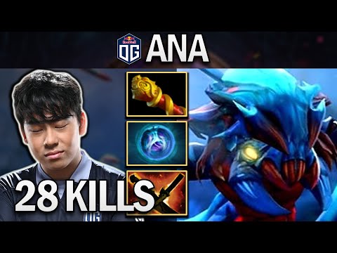 OG.ANA WEAVER WITH 28 KILLS - DOTA 2 7.27 GAMEPLAY