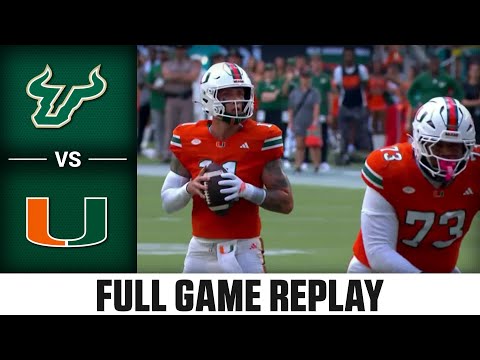 South Florida vs. Miami Full Game Replay | 2025 ACC Football
