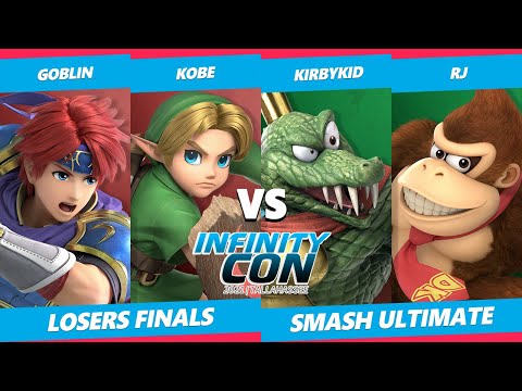 Infinity Con 2021 Doubles Losers Finals - KirbyKid & RJ Vs. Goblin & Kobe - SSBU Ultimate Tournament